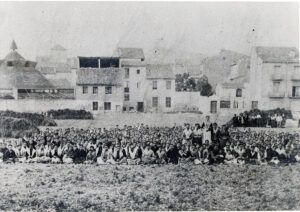 Vaga de les teixidores de la conca d'Òdena a Igualada, l'any 1881.