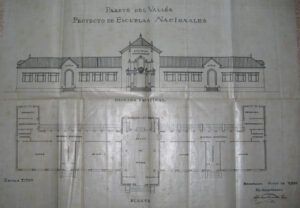 Plànol de la nova escola del municipi