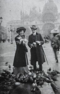 Retrat de Mercè Bassols i Xavier Montsalvatge.