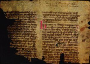 Fragment d'una crònica de Martin von Troppau,(+1278), Chronicon Pontificum et Imperatorum