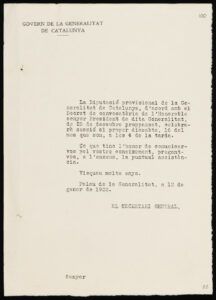 Constitució de la Diputació Provisional de la Generalitat de Catalunya (Projecte d'Estatut de Catalunya, Plebiscit, Referèndum). (03/05/1931-25/10/1932)
