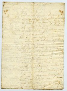 Lletra de Ramon de Ferran i Biosca a Pere Anton Veciana, batlle de Valls, el 24/05/1725
