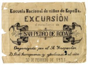 Diari de classe de l'activitat escolar d'Espolla