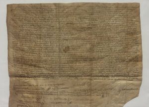 El vescomte Bramon deixa diversos béns al monestir de Sant Pere de Casserres. Un dels signants és l'abat Oliba.