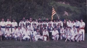 Participació del Ball de Bastons de Montblanc a la trobada Internacional de vestits tradicionals del Mosela a Kröv, Alemania