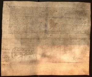 Nomenament, per part de l'emperador Carles V, del noble Onofre de Boixadors, procurador general del Ducat de Montblanc amb caràcter vitalici.