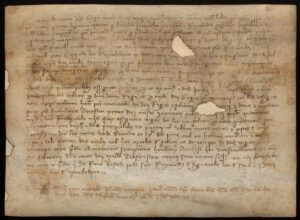 Rebut de la contribució per fogatge de Vimbodí a la coronació del rei Joan I de Catalunya-Aragó