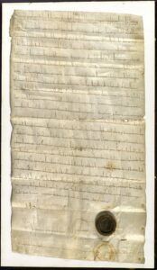 Precepte de l'emperador Carloman II al bisbe de Girona Teuter.