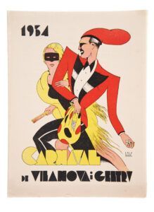 Programa Carnaval de Vilanova i la Geltrú de l'any 1934