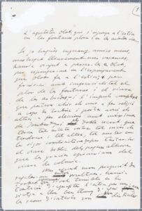Oració dels soldats mutilats. Discurs presidencial del XXVIII Certamen Literari-Artístic d’Olot, manuscrit d’Eugeni d’Ors. Publicat a Vida Olotina, 28 setembre 1917