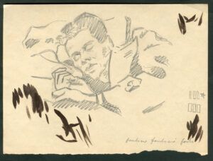 Apunts del Natural. Camp de concentració dels Haràs. Perpinyà, 1939.