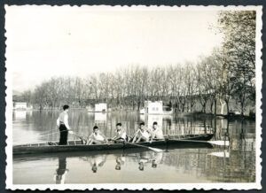 Remers banyolins a l'estany de Banyoles