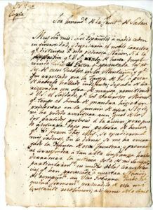Carta del comandant Lladós al seu homòleg francès a Salau a causa de la detenció d'un pastor d'Alòs d'Isil i l'atac dels miquelets a pobles francesos