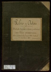Llibre d'actes de la Junta del Sindicat Agrícola de Cervera i sa comarca