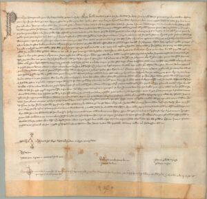 Privilegi del rei Pere III en que regula  la composició i el funcionament de la Vila de Tàrrega