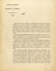 Circular proposant als socis participar en la exposició universal de Barcelona