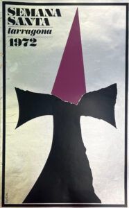 Cartell de la Setmana Santa a Tarragona de 1972 de Vidal de Blas, Guigui