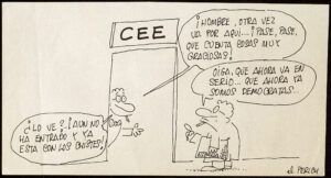 "¡Hombre, otra vez usted por aquí...!"