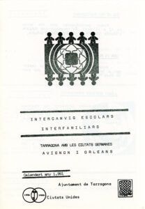 Intercanvis escolar interfamiliars. Tarragona amb les ciutats germanes Avignon i Orleans