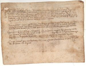 Concessió de sèquia en franc alou als habitants d'Almenar pel comte Ramon Berenguer IV