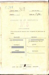 Autorització marital per atorgament d'escriptura de venda de 1940