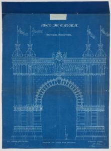 Alçat definitiu de l’Arc de Triomf. 1887. Josep Vilaseca