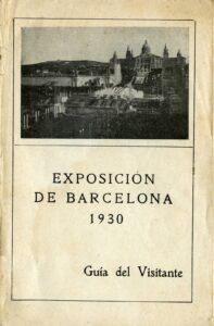 Exposición de Barcelona 1930 Guía del visitante