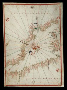 [Atles nàutic fragmentat de la Mediterrània i de les costes atlàntiques d'Europa i del nord d'Àfrica]