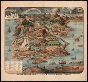 Mapa de geografía física