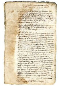 Inquisitio contra Joana Parés, vídua de França acusada de bruixeria