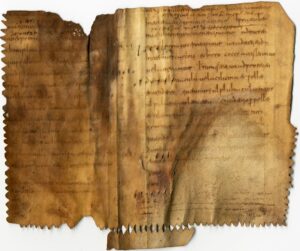 Fragment de còdex "in ecclesia et divinitus agitur"