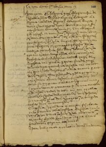 Fragment de la part inferior d'una quetubà o contracte matrimonial entre Isaac bar David, fill de David bar Abamari, i Reina, filla de Salomó ha-Cohen bar Nehemies