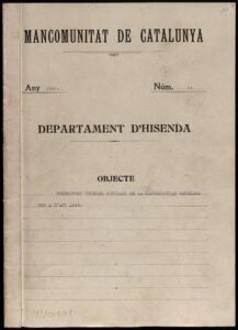 Primer pressupost general ordinari. Exercici 1914