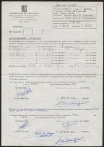 Expedient d’aprofitament forestal en monts particulars – Prats de Lluçanès (1983)