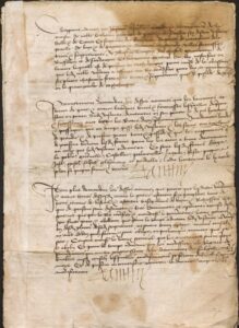 Capitulacions signades entre Galceran Galceran de Pinós i de Fenollet, vescomte d'Illa i Canet, i el governador francès del Rosselló i la Cerdanya i lloctinent general del rey de França al Principat de Catalunya, Tanguy del Castell
