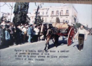 La premsa de lliura de sant Vicenç de Calders (el Vendrell). Família Güell (1984)