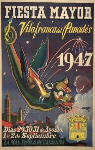 Cartell de la Festa Major de Vilafranca del Penedès