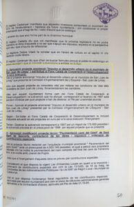 Acord de l'acta del Ple de l'ajuntament de l'Esquirol de 10 de març de 1998 en què s'aprova el projecte "Impulso al desarrollo urbano en el municipio de San Juan de Limay [Nicaragua]" i s'hi destinen recursos propis