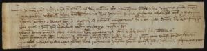 Joan [de Baufés], bisbe d'Osca, consagra l'església i altar de Sant Pere [de Salàs de Pallars], per autoritat de Galceran [de Vilanova], bisbe d'Urgell.