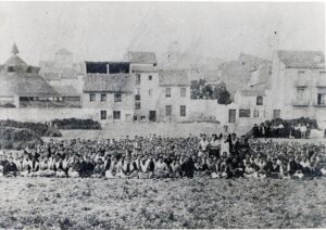 Grève des tisserands du bassin d'Ódena à Igualada, en 1881.