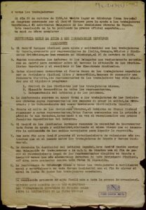 Rencontres et contacts syndicaux européens avec les délégués des Commissions Ouvrières espagnoles, en phase clandestine.