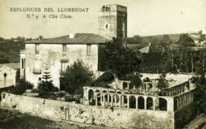 Can Clota, maison de la baronnie de Vilagaià, dans les années 1910.