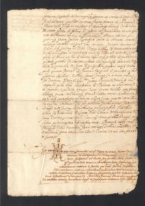 Transfert de privilège de Gastó de Montcada en 1599 à l'université de Canet