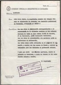 Record de construction de 194 logements sociaux sur l'ancien terrain de Renfe-Meridiana de Sant Andreu à Barcelone (1978 -1987)