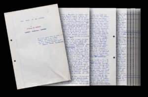 « Le temps des cerises » : manuscrit