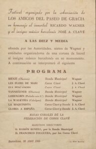 Hommage à Clavé et Wagner (1955)