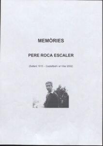 Mémoires de Pere Roca Escaler (1984)