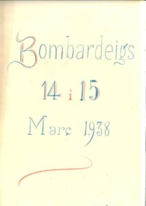 Procédure préliminaire sur les bombardements de la ville de Tarragone les 14 et 15 mars 1938.
