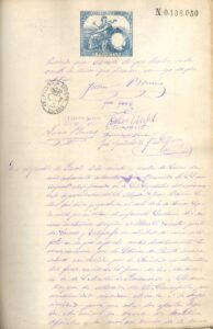 Procès-verbal de la réunion documentant la demande d'un bureau de poste