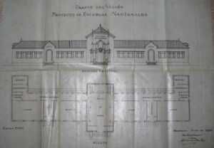 Plan de la nouvelle école de la commune